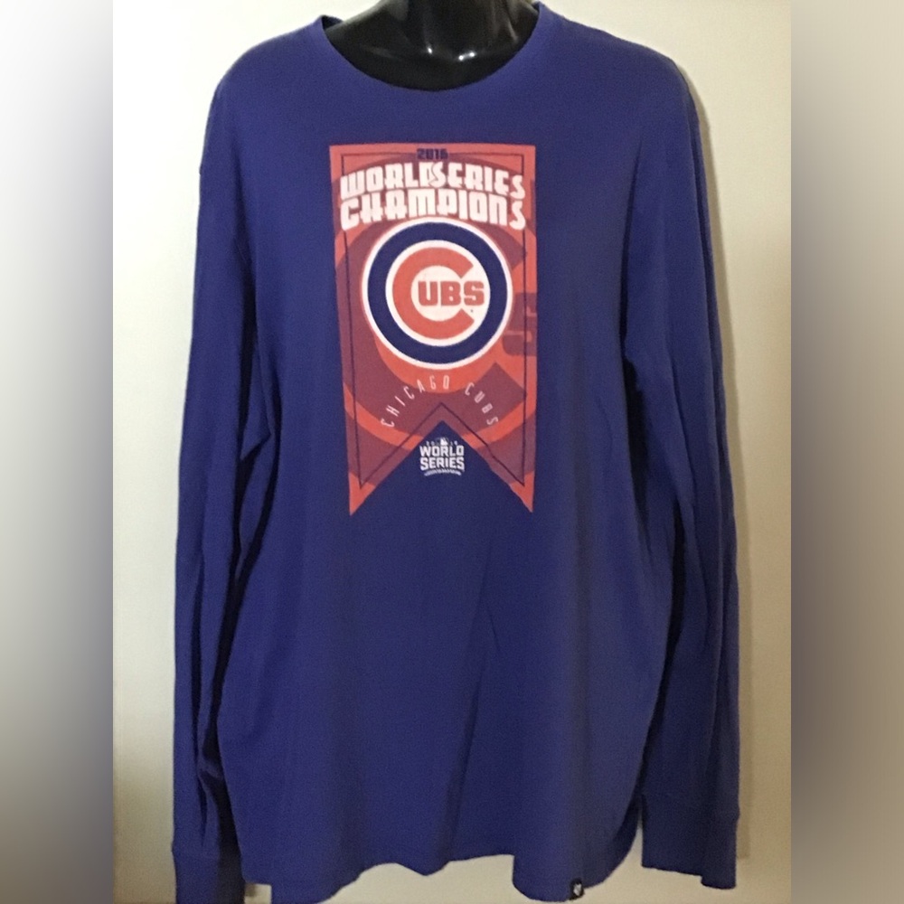 World Champions Chicago Cubs Men’s long sleeve shirts 2016